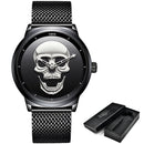 RELÓGIO LIGE SKULL CAVEIRA.