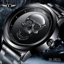 RELÓGIO LIGE SKULL CAVEIRA.