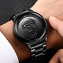 RELÓGIO LIGE SKULL CAVEIRA.