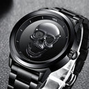 RELÓGIO LIGE SKULL CAVEIRA.