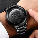 RELÓGIO LIGE SKULL CAVEIRA.