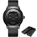 RELÓGIO LIGE SKULL CAVEIRA.