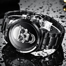 RELÓGIO LIGE SKULL CAVEIRA.