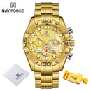 RELÓGIO NAVIFORCE LUXO GOLD 2022