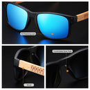 ÓCULOS DE SOL EZREAL BAMBOO LENTES POLARIZADAS.