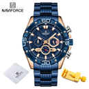 RELÓGIO NAVIFORCE LUXO GOLD 2022