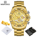 RELÓGIO NAVIFORCE LUXO GOLD 2022
