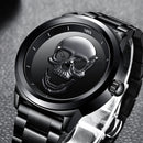 RELÓGIO LIGE SKULL CAVEIRA.