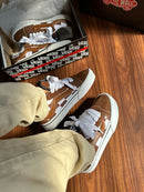 VANS KNU XADREZ CARAMELO