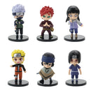 KIT ANIME NARUTO 12 PEÇAS PERSONAGENS 8CM.