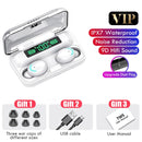 FONE DE OUVIDO SEM FIO F-95 TWS Á PROVA DÁGUA